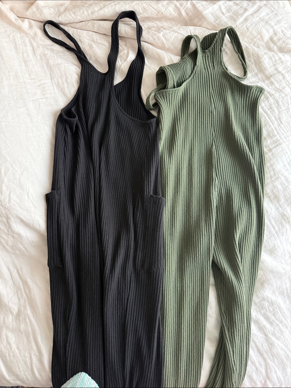 Two For Days Ribbed Jumpsuits - Picture 5 of 5